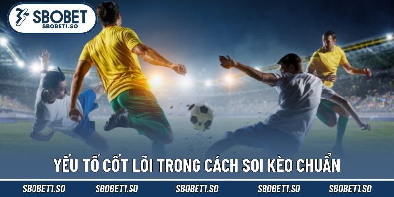 Yếu tố cốt lõi trong cách soi kèo chuẩn
